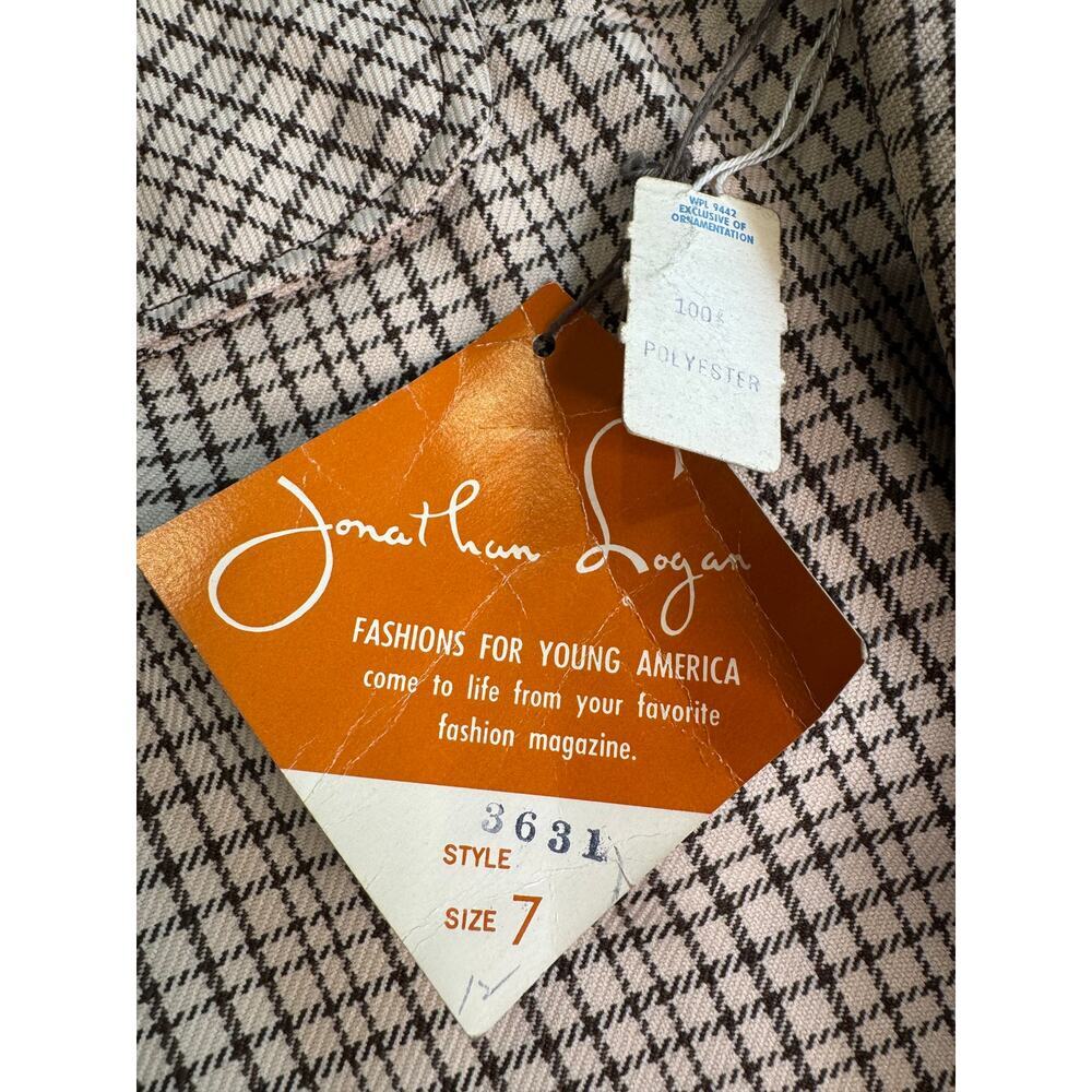 Vintage Jonathan Logan Plaid Button Up Shirt - Picture 5 of 11